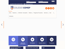 Tablet Screenshot of cemep.edu.do
